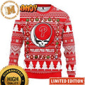 Grateful Dead Philadelphia Phillies Ugly Christmas Sweater