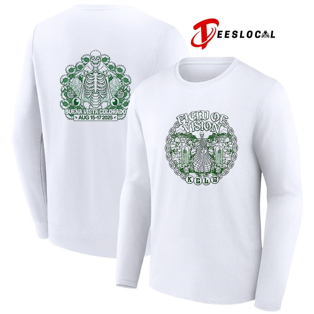Grateful Dead field of vision buena vista Colorado skeleton shirt