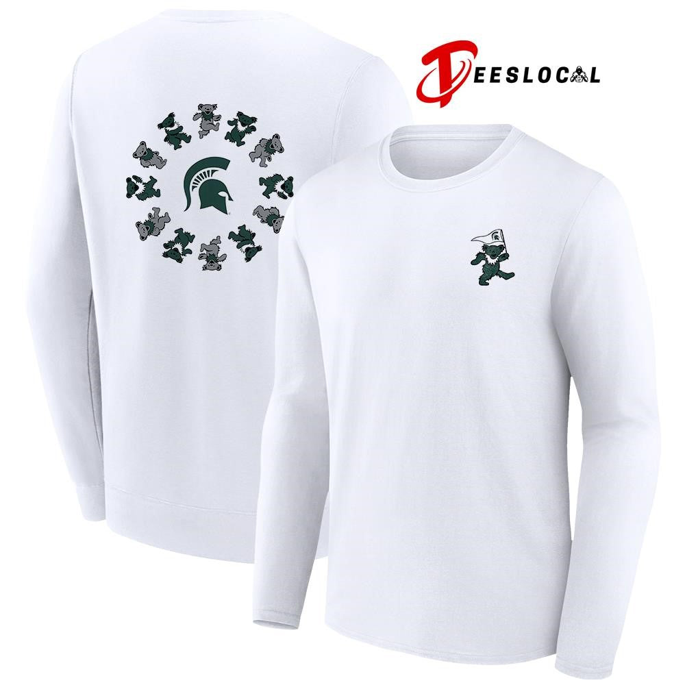 Grateful Dead x Michigan State Spartans bears circle shirt