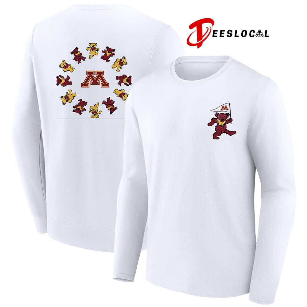 Grateful Dead x Minnesota Golden Gophers bears circle shirt