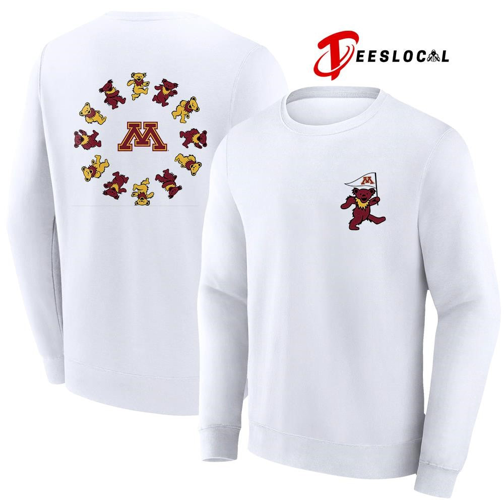 Grateful Dead x Minnesota Golden Gophers bears circle shirt