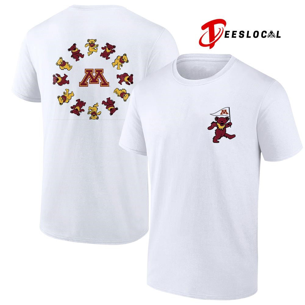 Grateful Dead x Minnesota Golden Gophers bears circle shirt