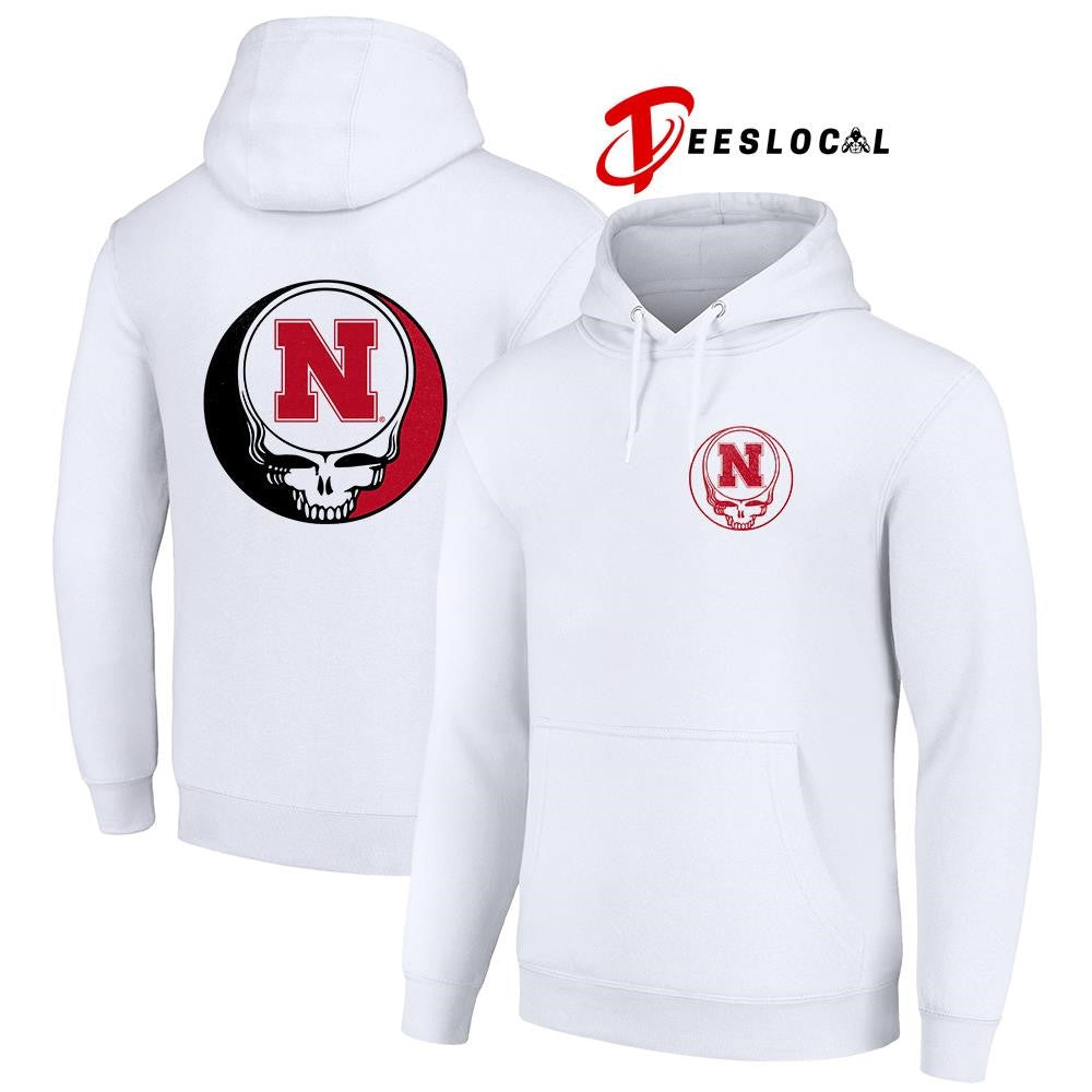 Grateful Dead x Nebraska Cornhuskers logo parody shirt