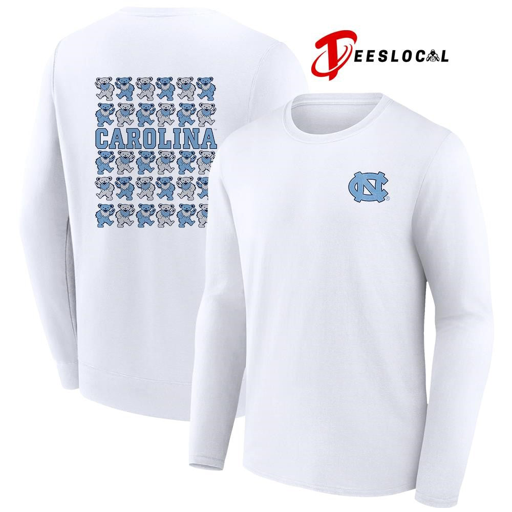 Grateful Dead x North Carolina Tar Heels bears mascot shirt