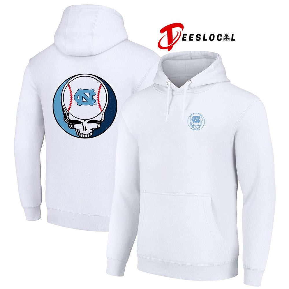 Grateful Dead x North Carolina Tar Heels logo parody shirt