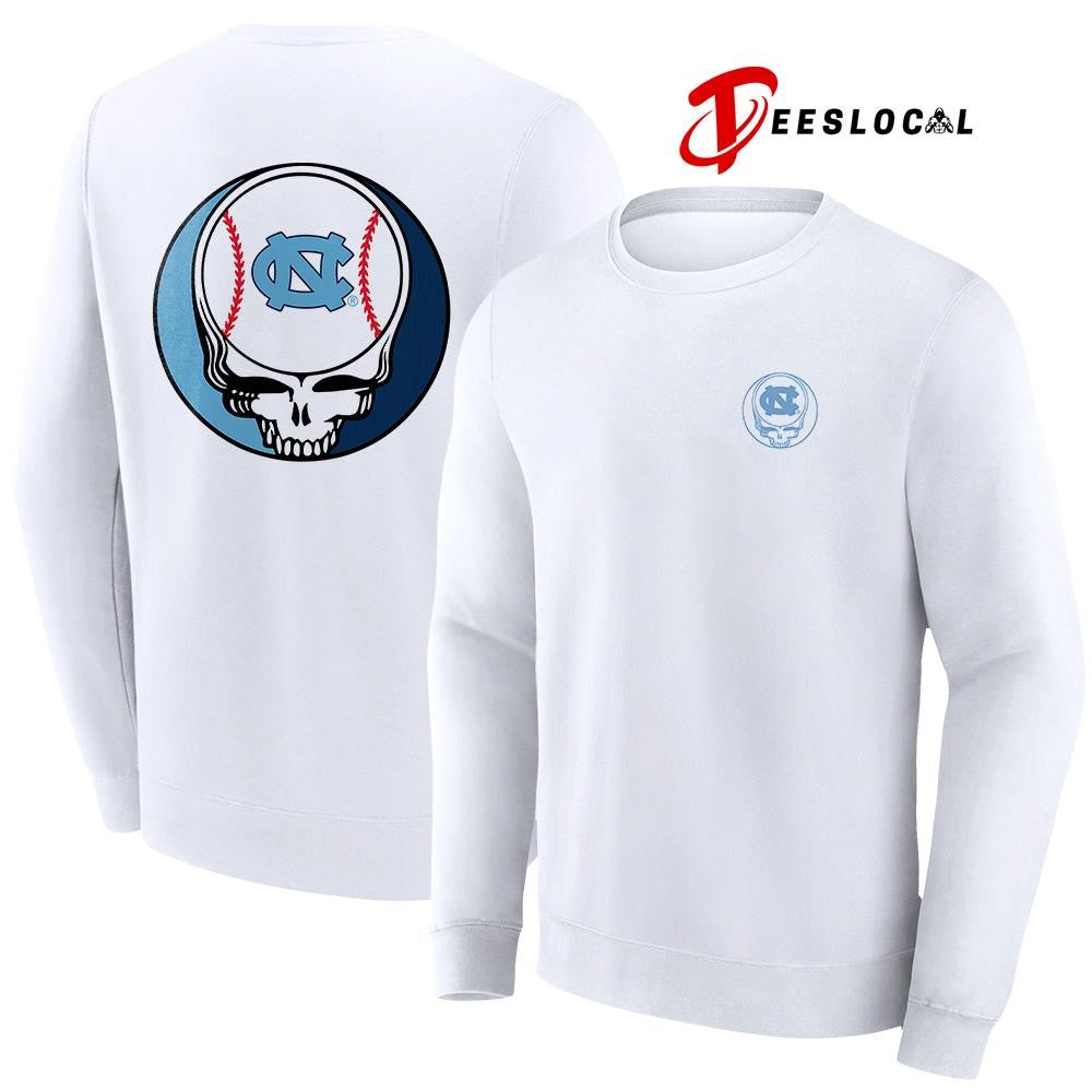 Grateful Dead x North Carolina Tar Heels logo parody shirt