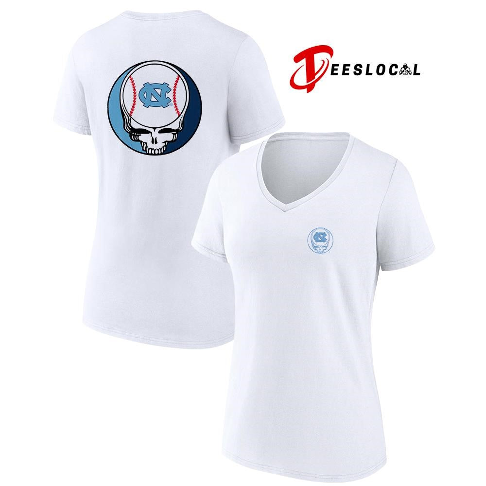 Grateful Dead x North Carolina Tar Heels logo parody shirt