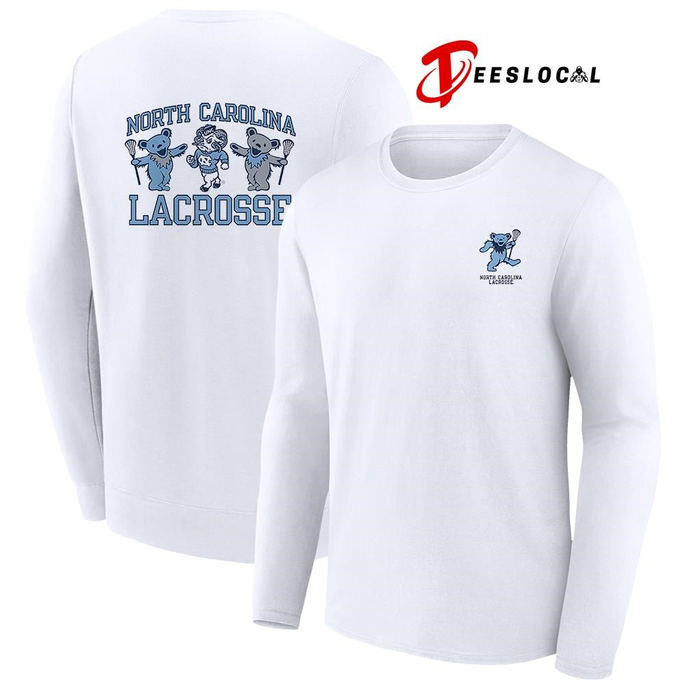 Grateful Dead x North Carolina Tar Heels mascots lacrosse shirt