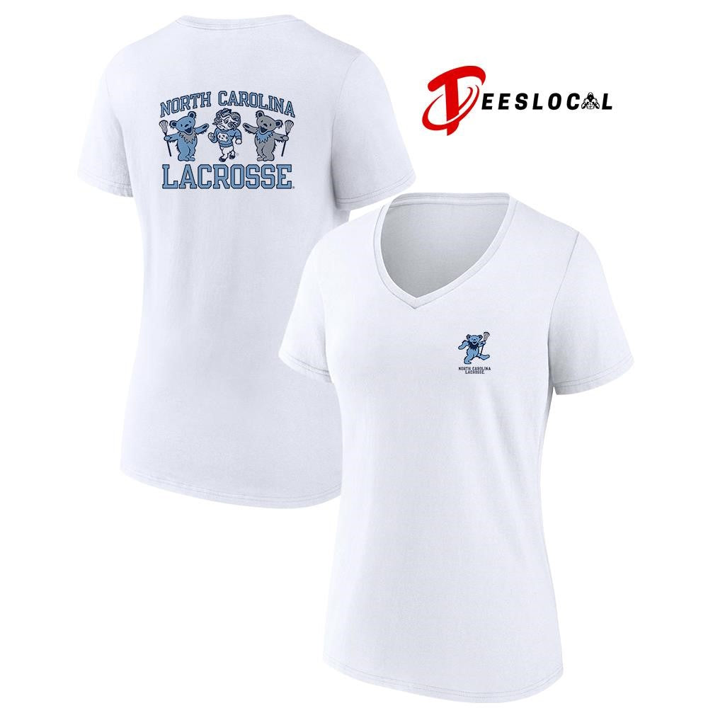 Grateful Dead x North Carolina Tar Heels mascots lacrosse shirt