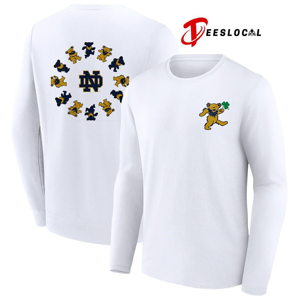 Grateful Dead x Notre Dame Fighting Irish bears circle shirt