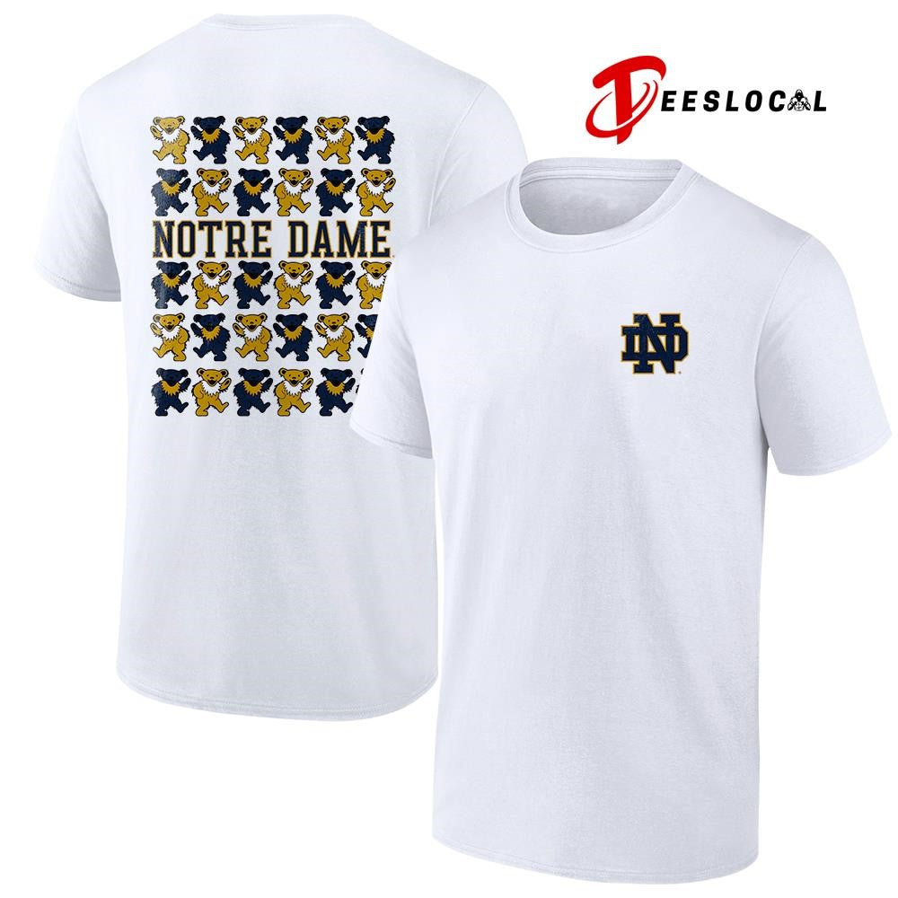 Grateful Dead x Notre Dame Fighting Irish bears mascot shirt