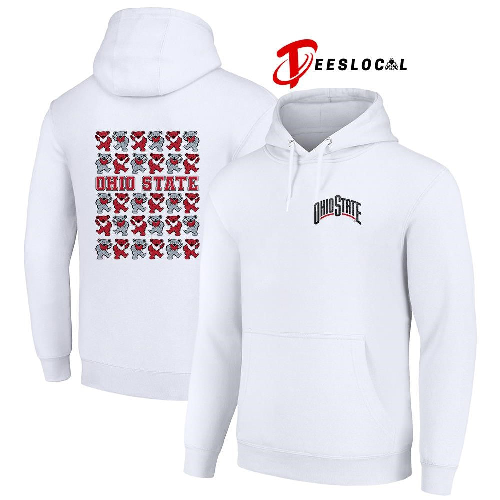 Grateful Dead x Ohio State bears mascot shirt