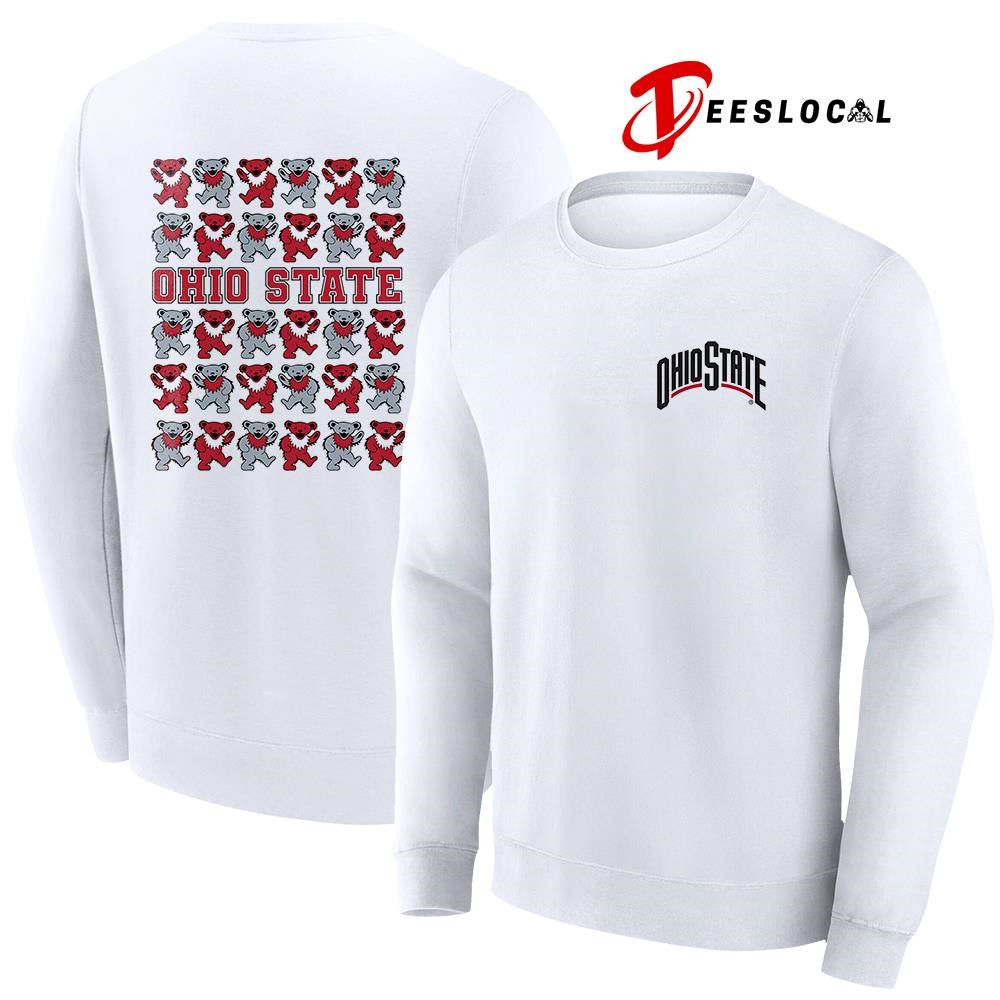 Grateful Dead x Ohio State bears mascot shirt