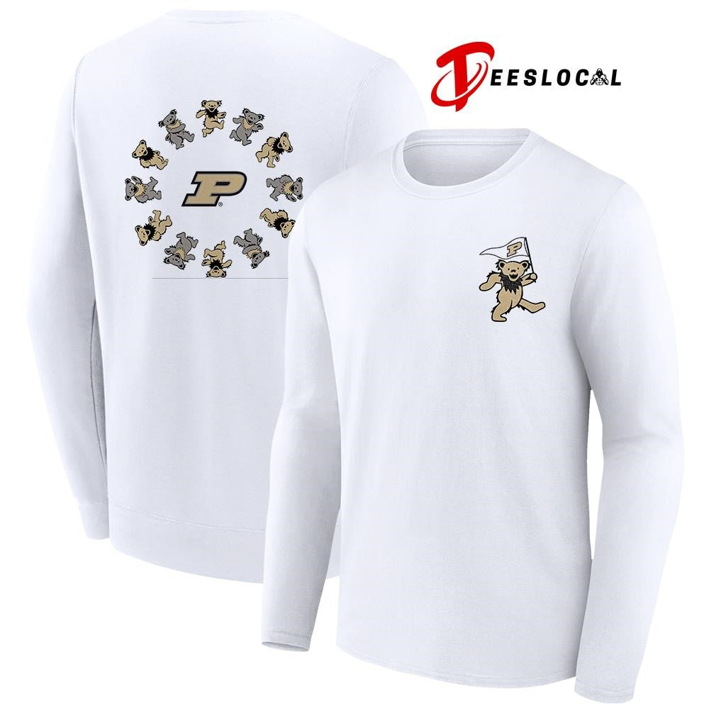 Grateful Dead x Purdue Boilermakers bears circle shirt