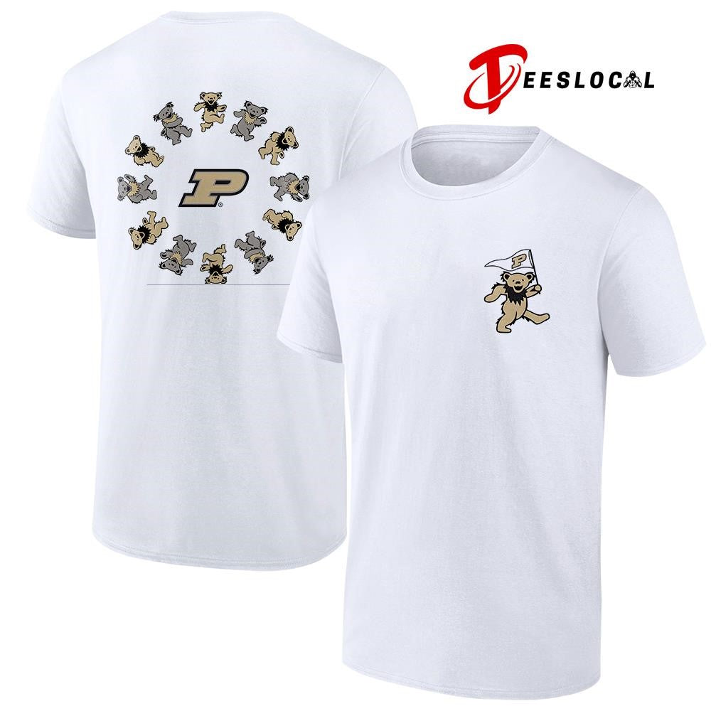 Grateful Dead x Purdue Boilermakers bears circle shirt