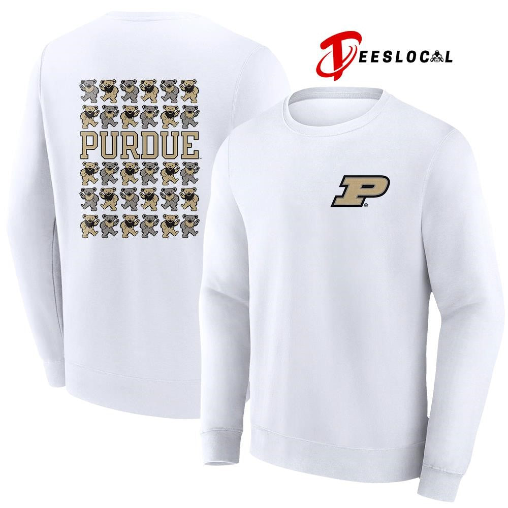 Grateful Dead x Purdue Boilermakers bears mascot shirt