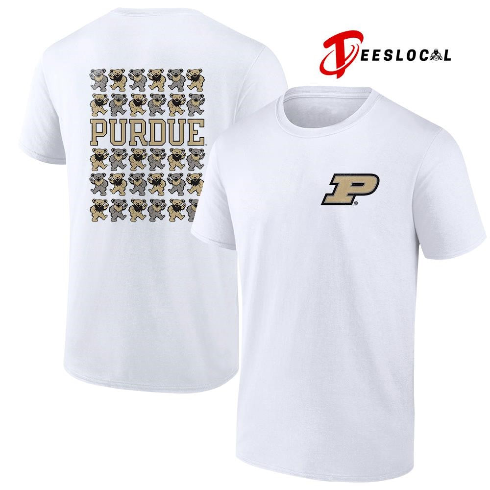 Grateful Dead x Purdue Boilermakers bears mascot shirt