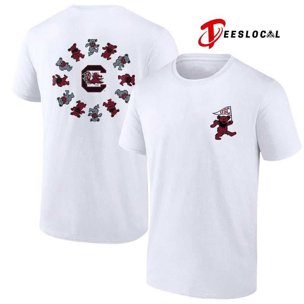 Grateful Dead x South Carolina Gamecocks bears circle shirt