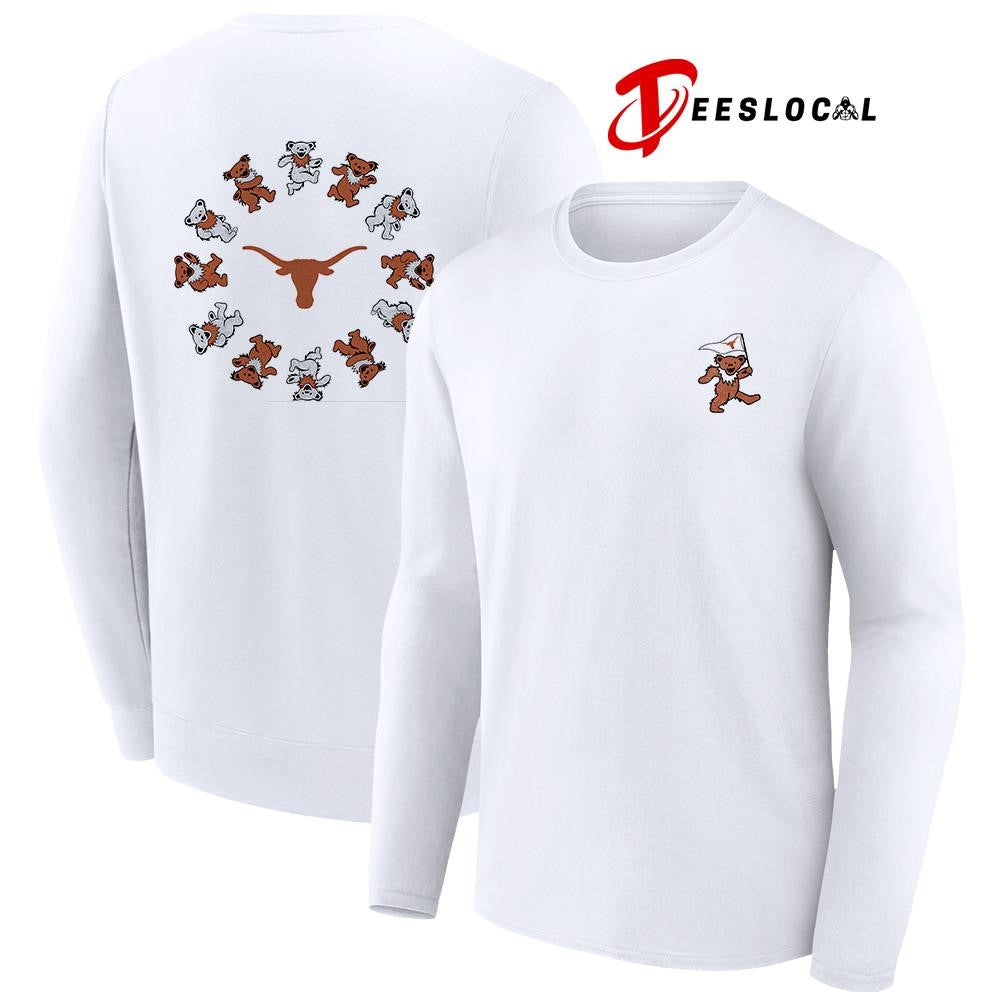 Grateful Dead x Texas Longhorns bears circle shirt