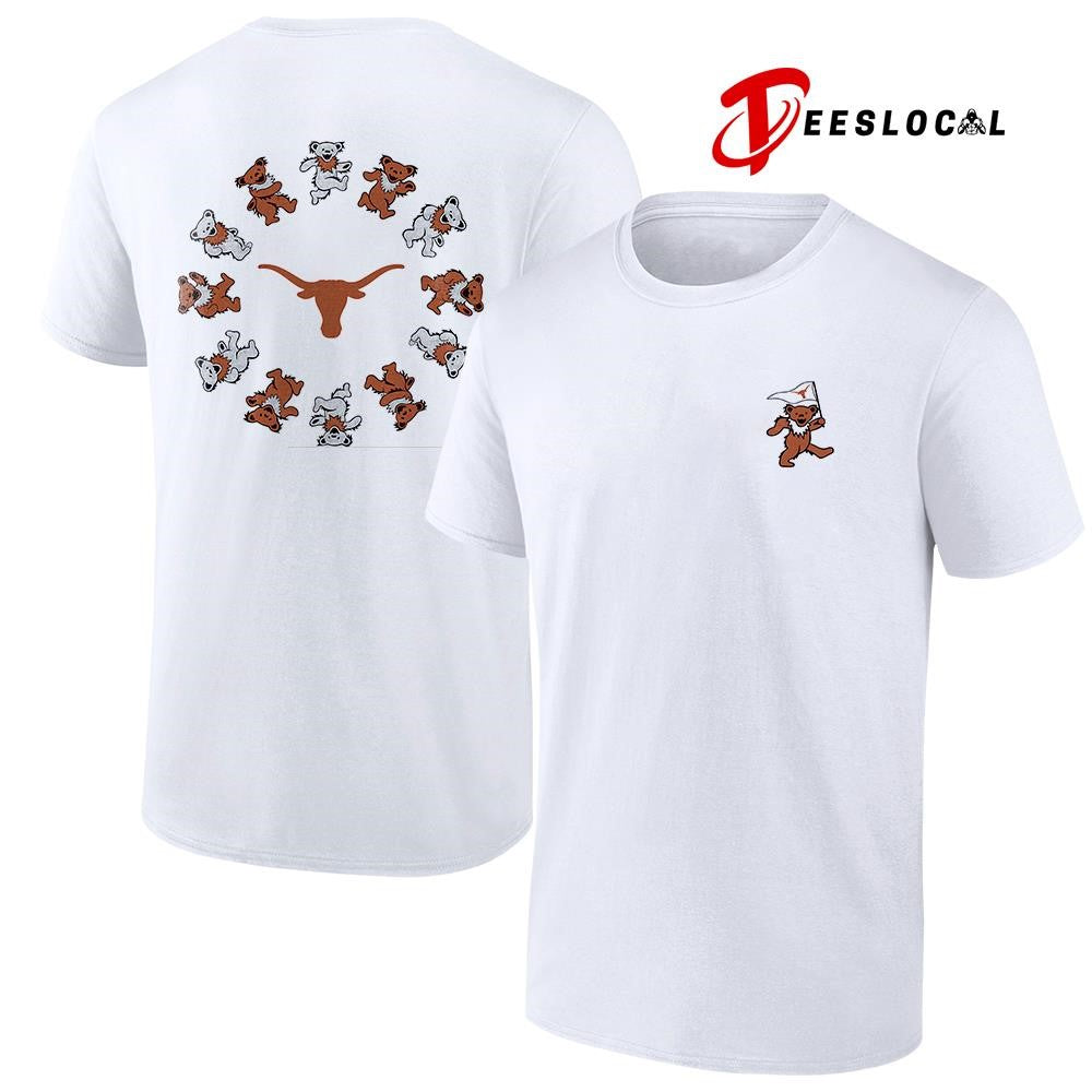 Grateful Dead x Texas Longhorns bears circle shirt
