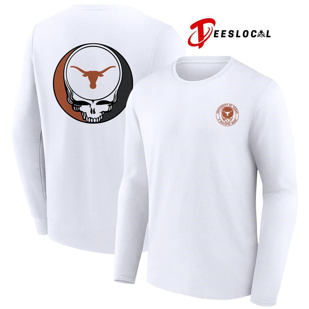 Grateful Dead x Texas Longhorns logo parody shirt