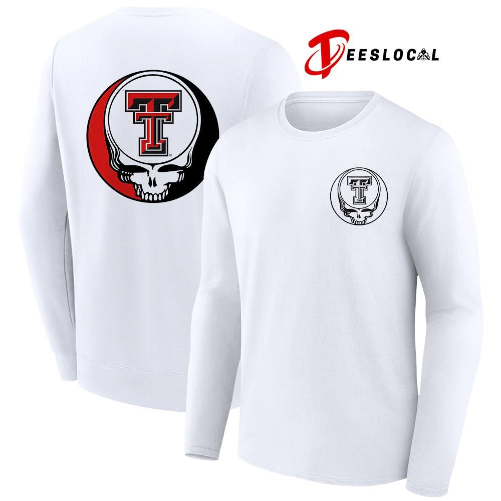 Grateful Dead x Texas Tech Red Raiders logo parody shirt