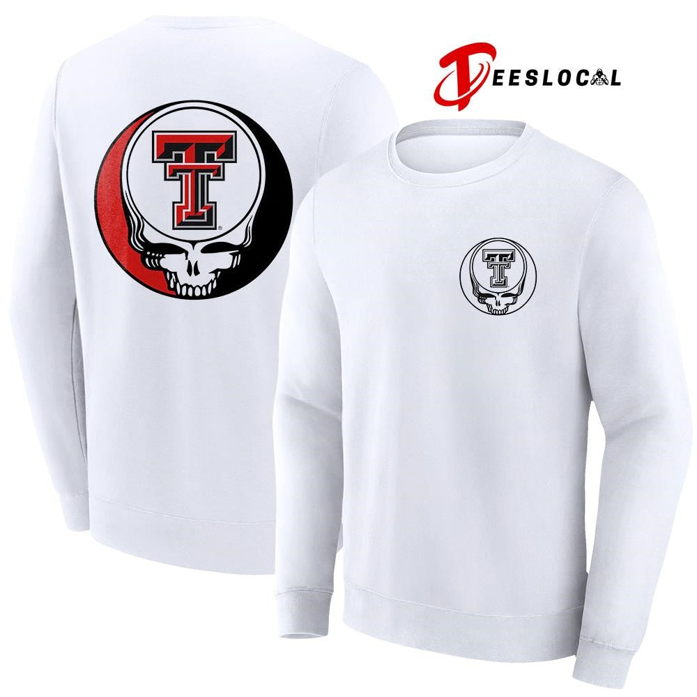 Grateful Dead x Texas Tech Red Raiders logo parody shirt