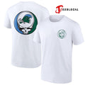 Grateful Dead x Tulane Green Wave logo parody shirt