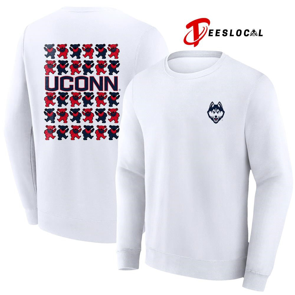 Grateful Dead x Ucon Huskies bears mascot shirt