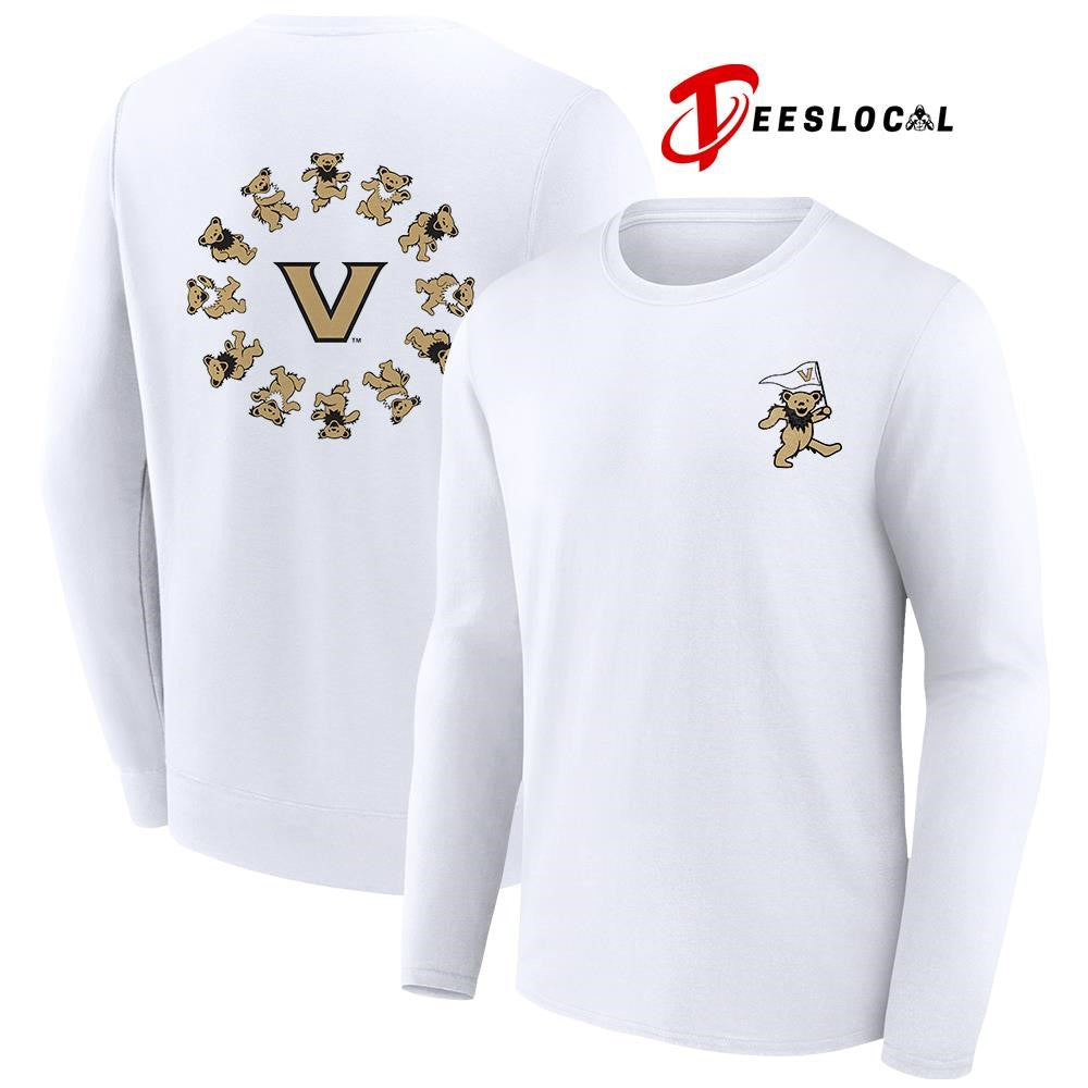Grateful Dead x Vanderbilt Commodores bears circle shirt