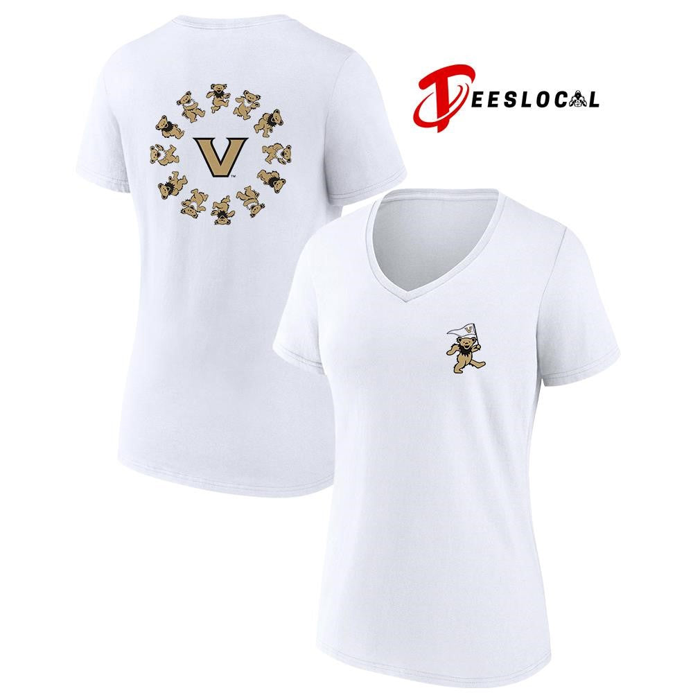 Grateful Dead x Vanderbilt Commodores bears circle shirt