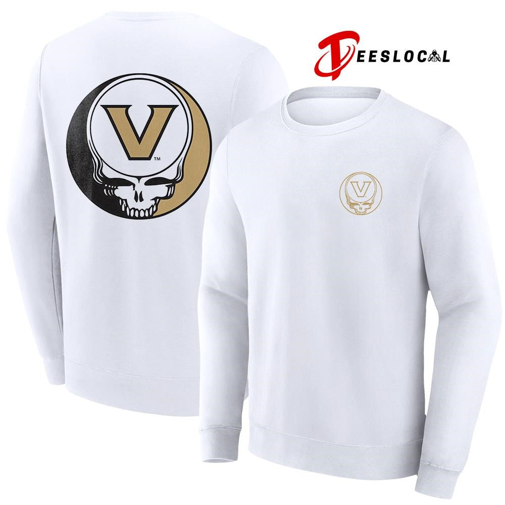 Grateful Dead x Vanderbilt Commodores logo parody shirt