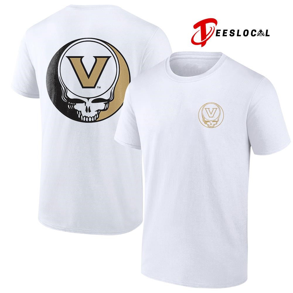 Grateful Dead x Vanderbilt Commodores logo parody shirt