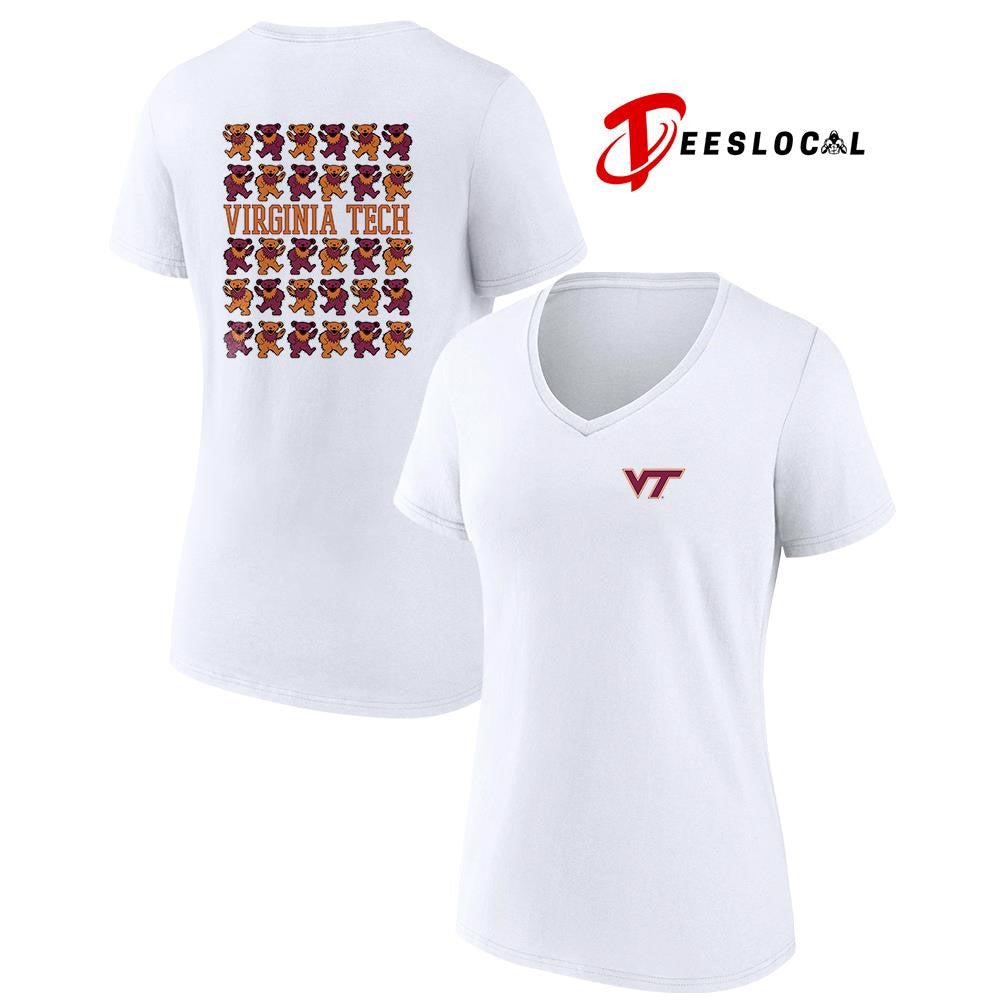 Grateful Dead x Virginia Tech Hokies bears mascot shirt