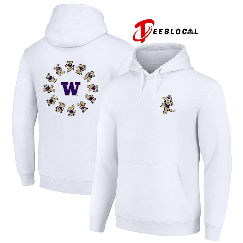 Grateful Dead x Washington Huskies bears circle shirt