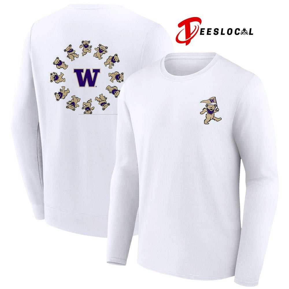 Grateful Dead x Washington Huskies bears circle shirt