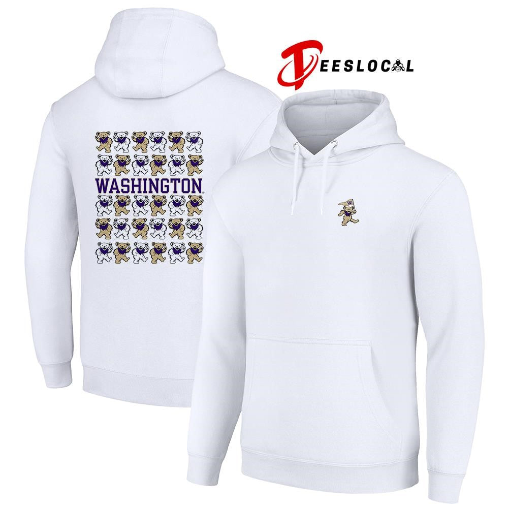 Grateful Dead x Washington Huskies bears mascot shirt