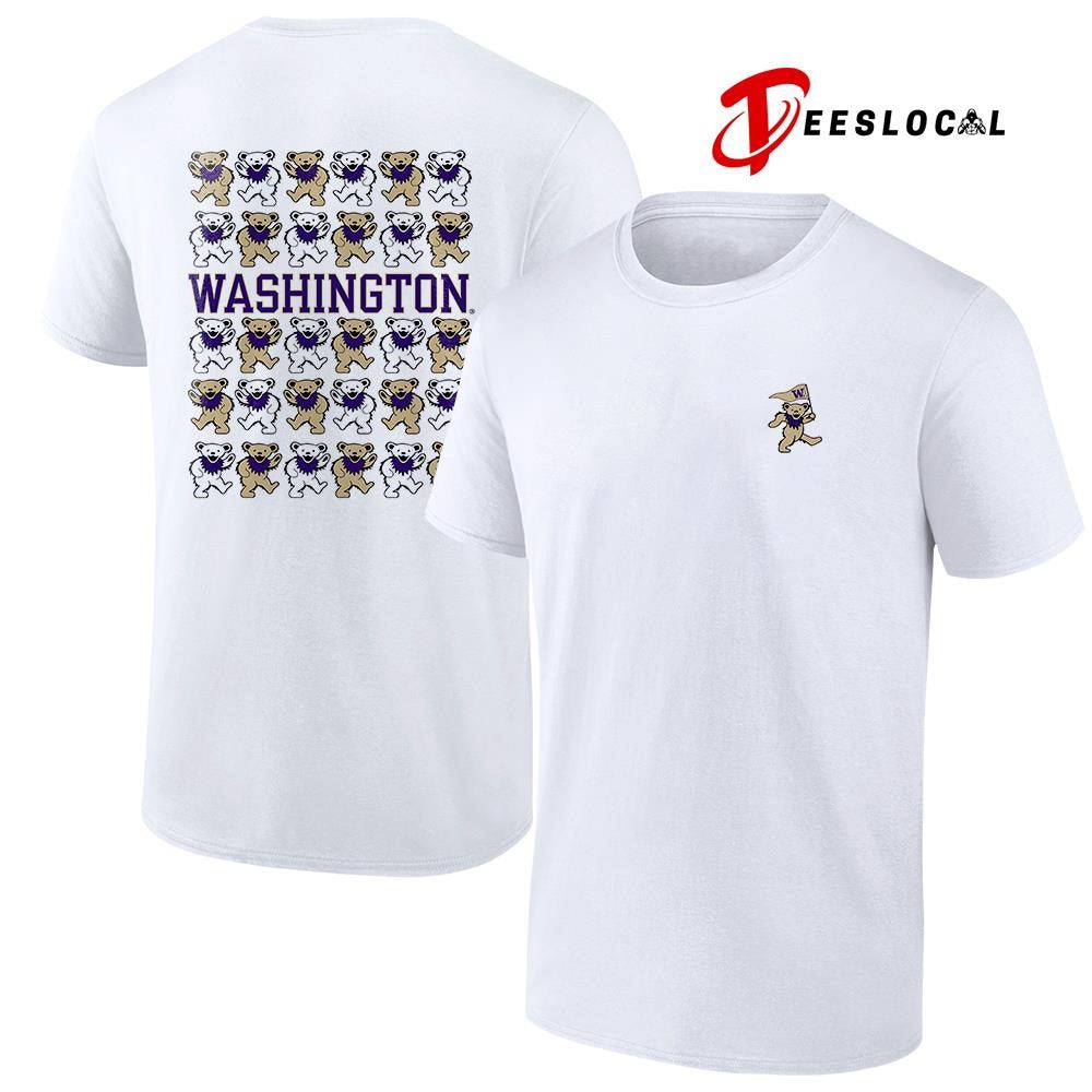 Grateful Dead x Washington Huskies bears mascot shirt