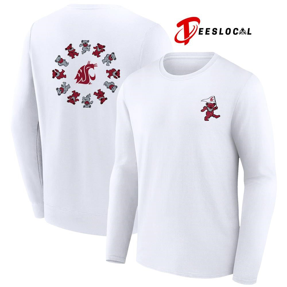 Grateful Dead x Washington State Cougars bears circle shirt