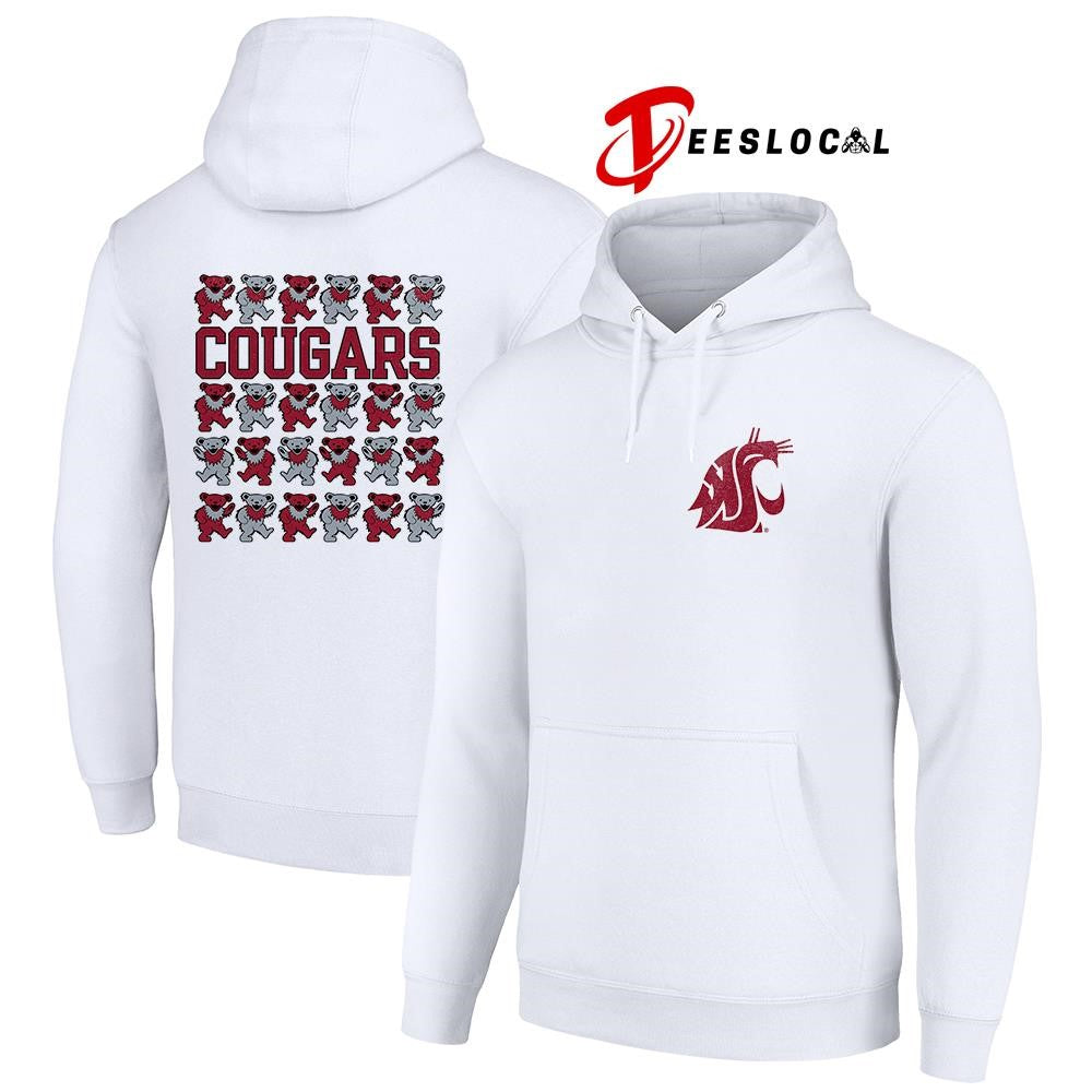 Grateful Dead x Washington State Cougars bears mascot shirt