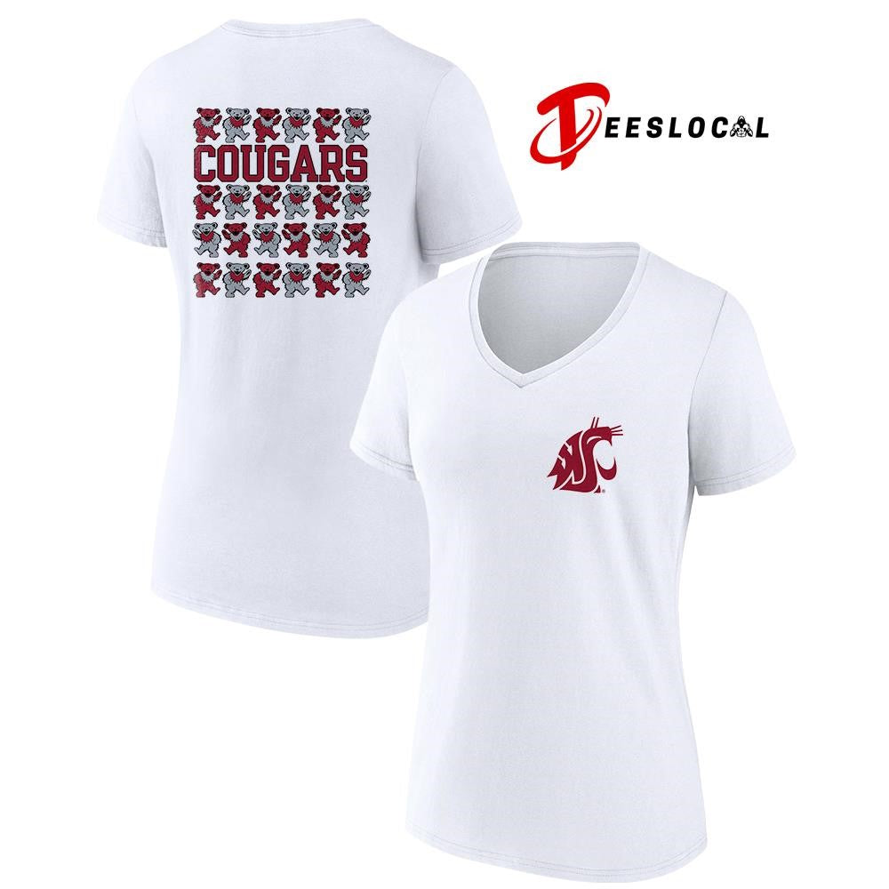 Grateful Dead x Washington State Cougars bears mascot shirt