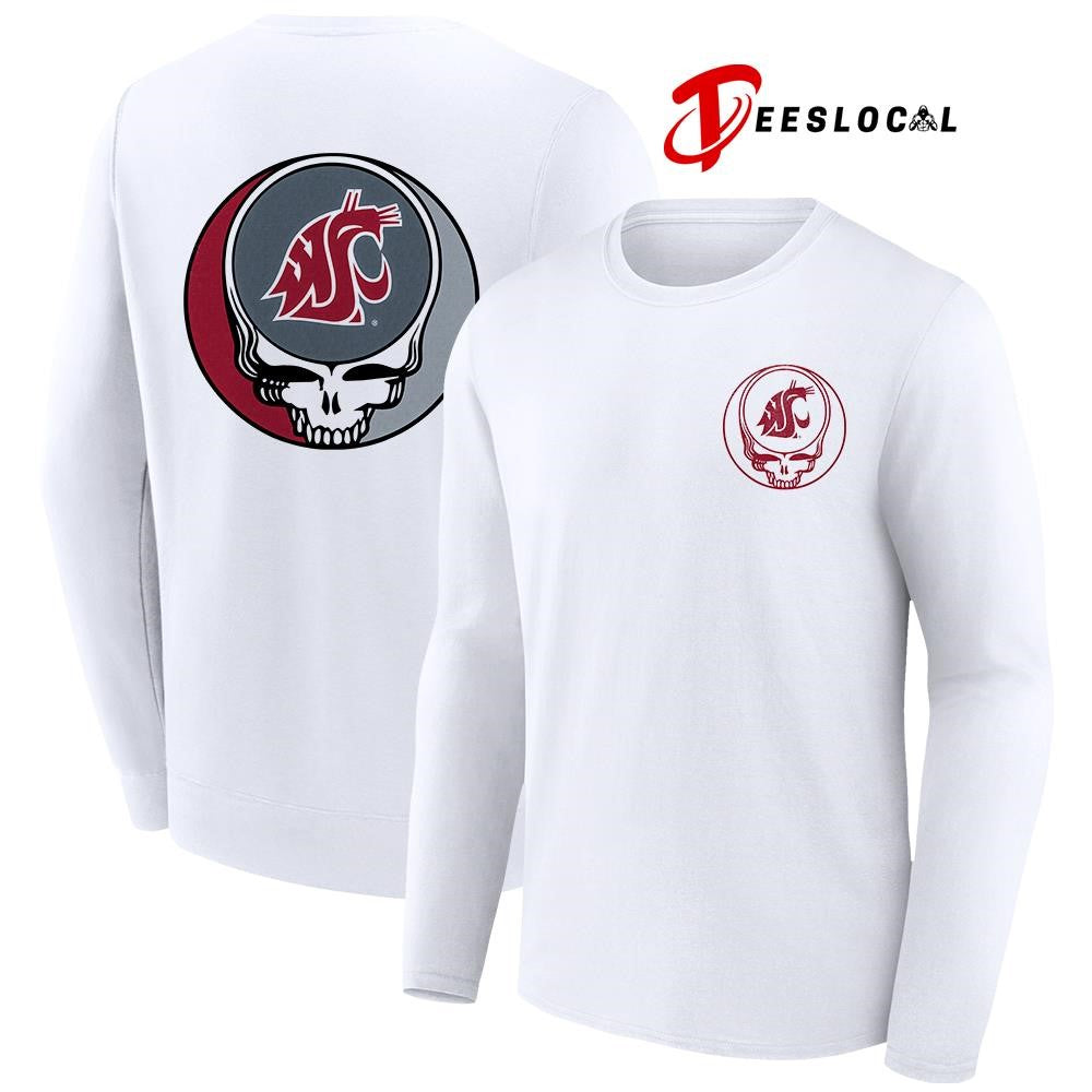 Grateful Dead x Washington State Cougars logo parody shirt