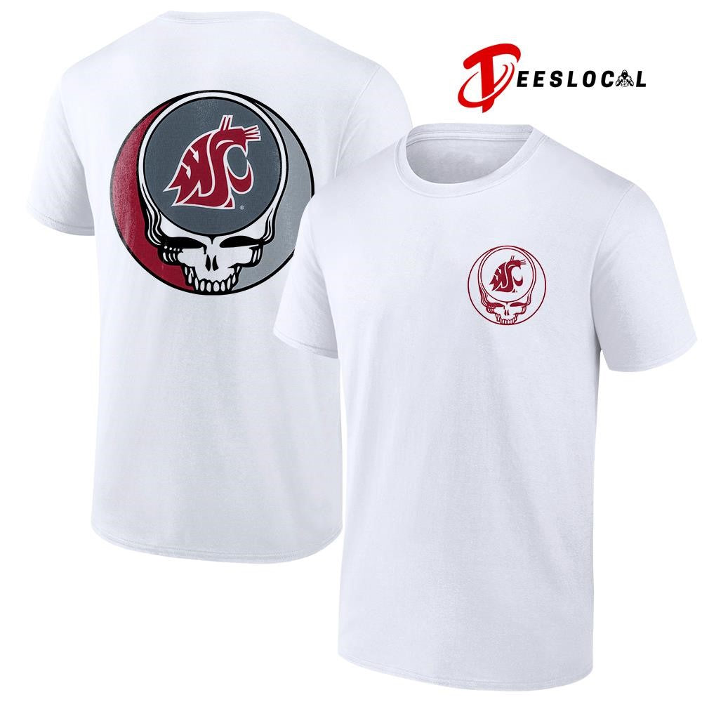 Grateful Dead x Washington State Cougars logo parody shirt