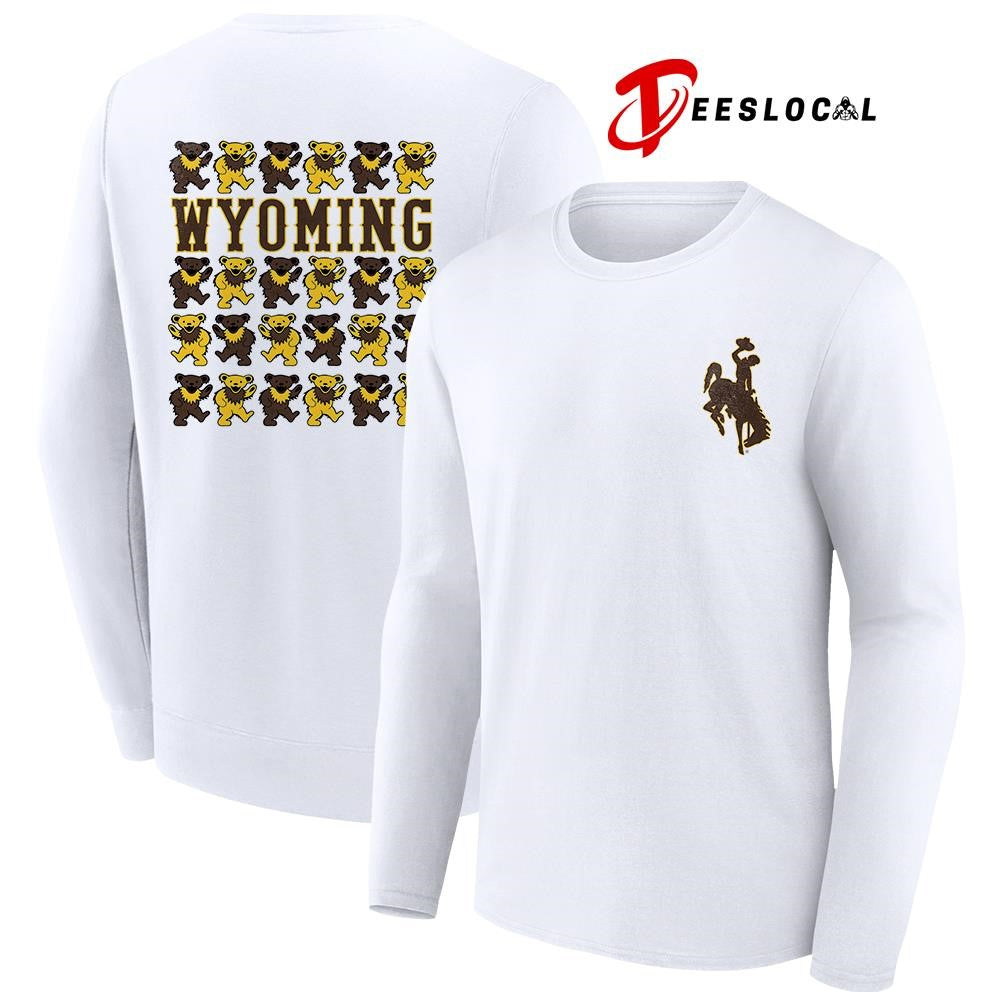 Grateful Dead x Wyoming Cowboys bears mascot shirt