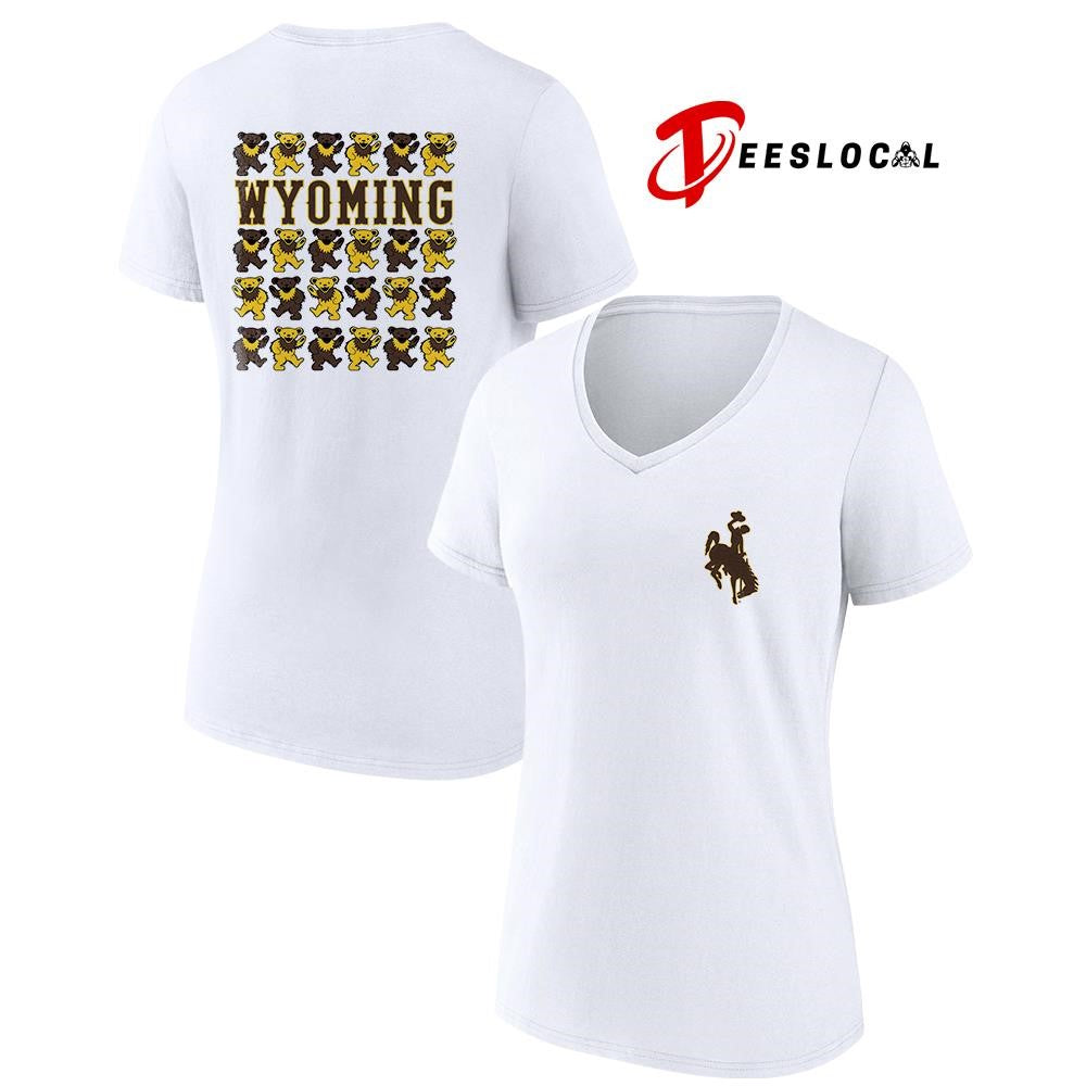 Grateful Dead x Wyoming Cowboys bears mascot shirt