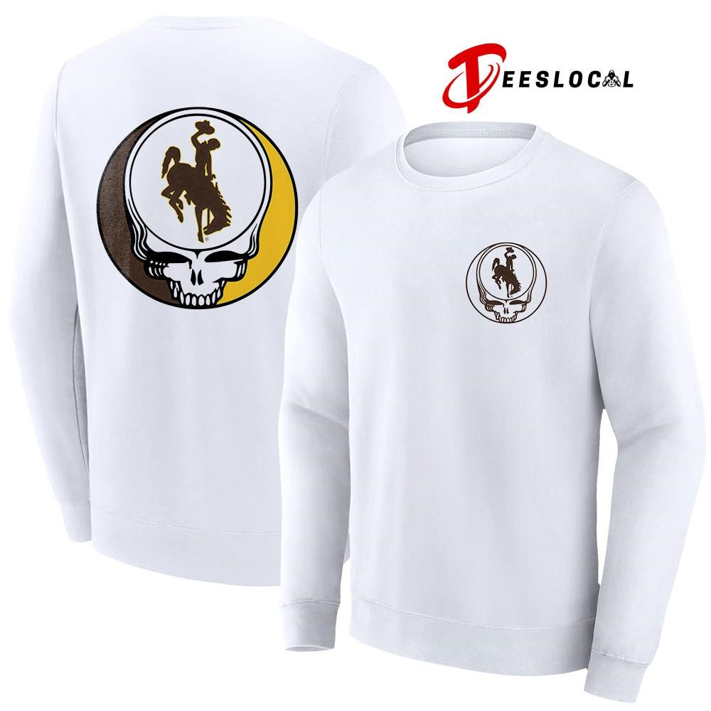 Grateful Dead x Wyoming Cowboys logo parody shirt