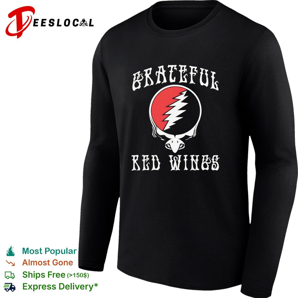 Grateful Red Wings Detroit Red Wings NHL Grateful Dead Steal shirt