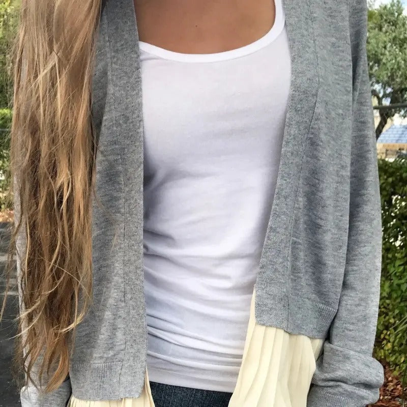 Gray Ruffle Cardiagn T-Shirts, Hoodie, Sweatshirt | CiraTrend.com