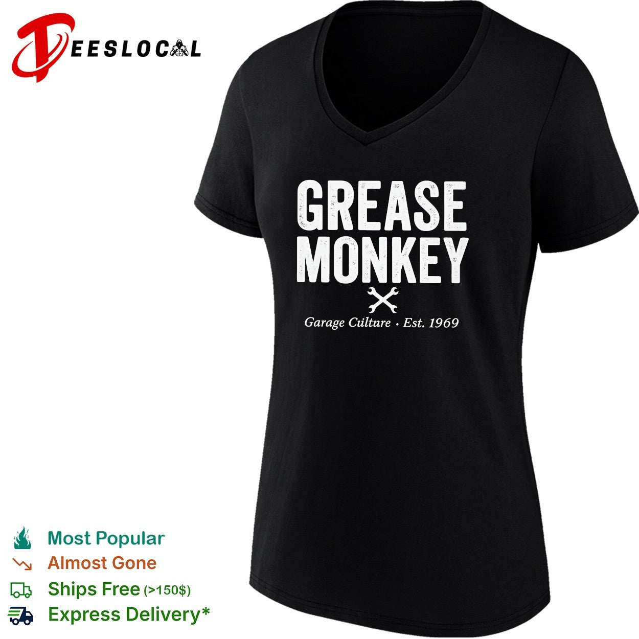 Grease monkey garage culture 1969 shirt