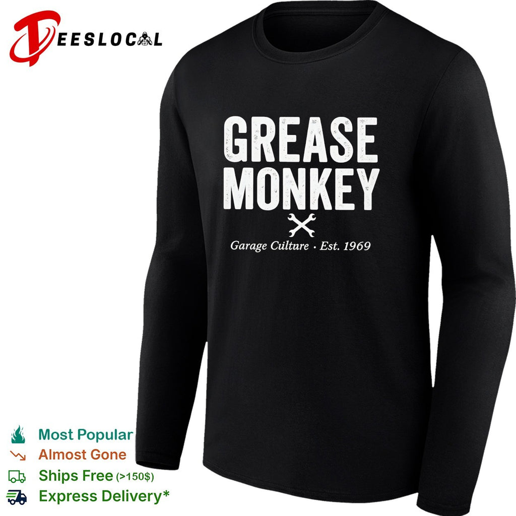 Grease monkey garage culture 1969 shirt
